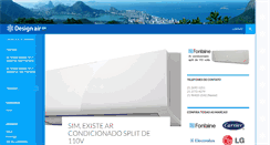 Desktop Screenshot of designair.com.br