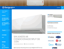 Tablet Screenshot of designair.com.br